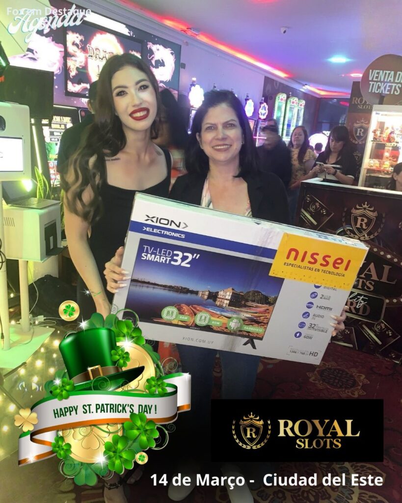 FESTA DE SAINT PATRICK ROYAL SLOTS CASINO - FOZ EM DESTAQUE - CASSINO NO PARAGUAI - CASSINO EM CIUDAD DEL ESTE - CDE