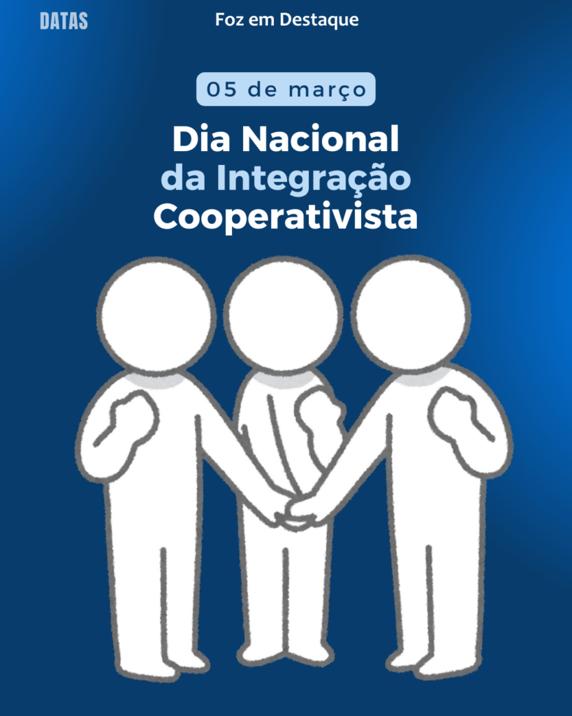 Quarta Feira De Cinzas - Dia da Integração Cooperativista - Dia do Filatelista Brasileiro - Dia Internacional do Desarmamento e Conscientização sobre a Não-Proliferação de Armas Nucleares
Datas 05 de Março 2025 Foz em Destaque "Sua Vida mais divertida"