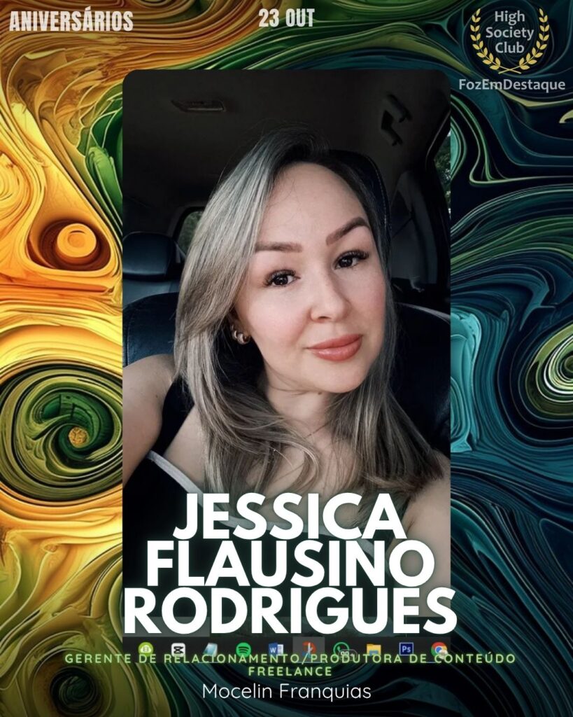 Jessica Flausino Rodrigues
Gerente de Relacionamento/Produtora de Conteúdo Freelance