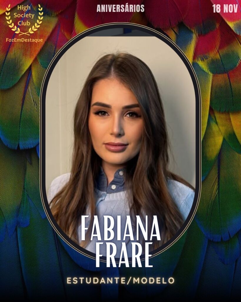 Fabiana Frare
Estudante/Modelo
