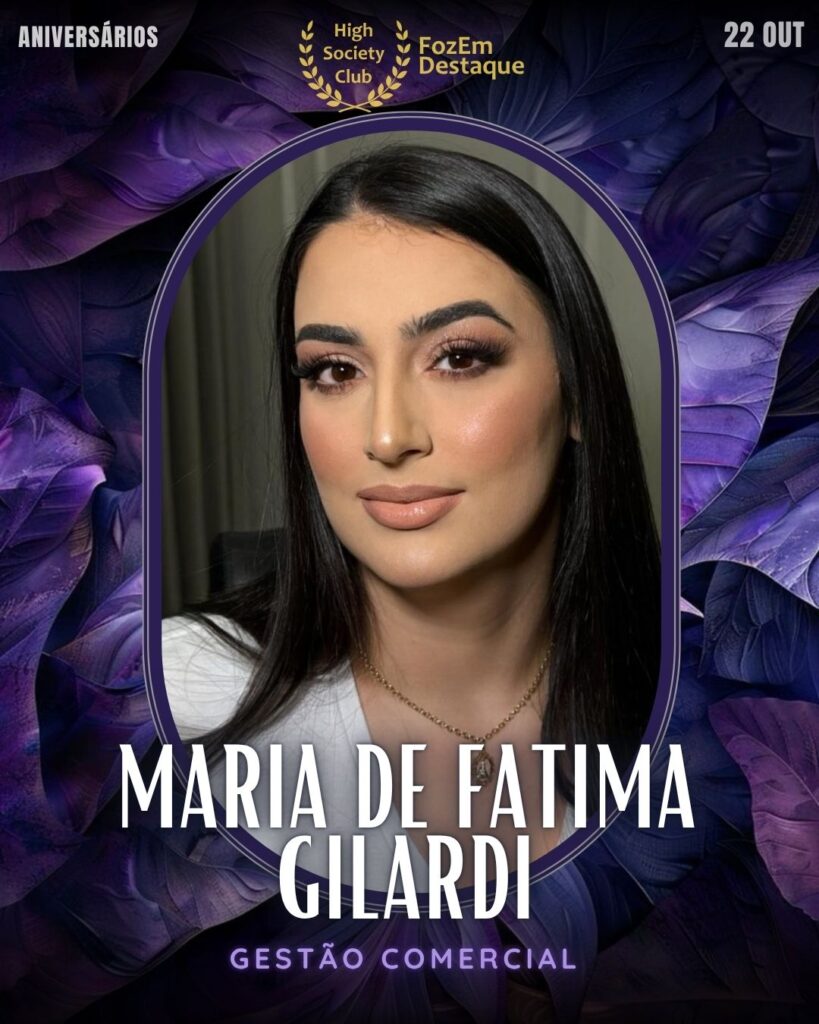 Maria De Fatima Gilardi
Gestão Comercial	
