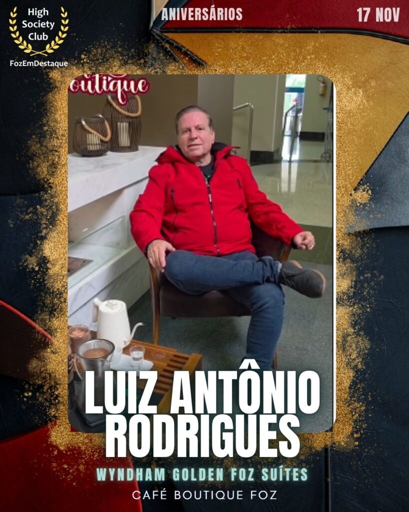 Luiz Antônio Rodrigues Junior
Wyndham Golden Foz Suítes - Café Boutique Foz
