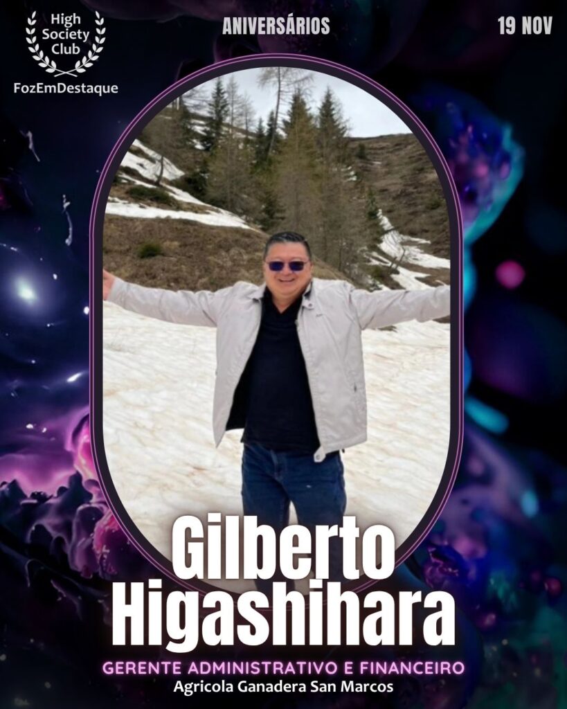 Gilberto Higashihara
Gerente Administrativo e Financeiro - Agricola Ganadera San Marcos
