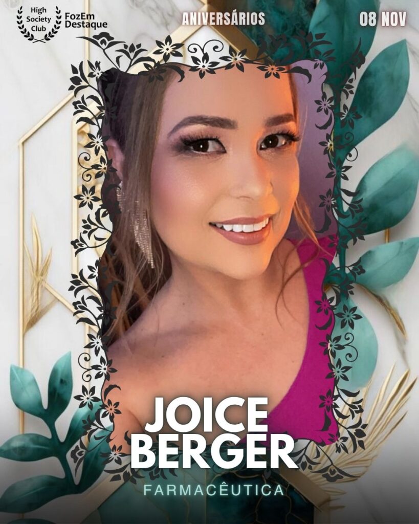 Joice Berger
Farmacêutica
