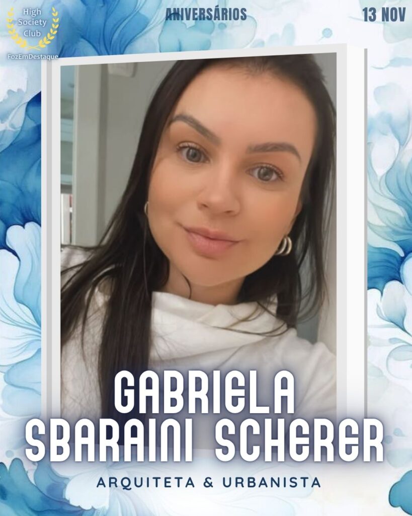 Gabriela Sbaraini Scherer
Arquiteta & Urbanista
