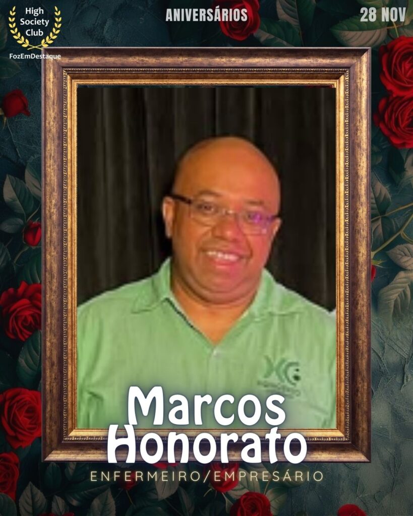 Marcos Honorato
Enfermeiro/Empresário
