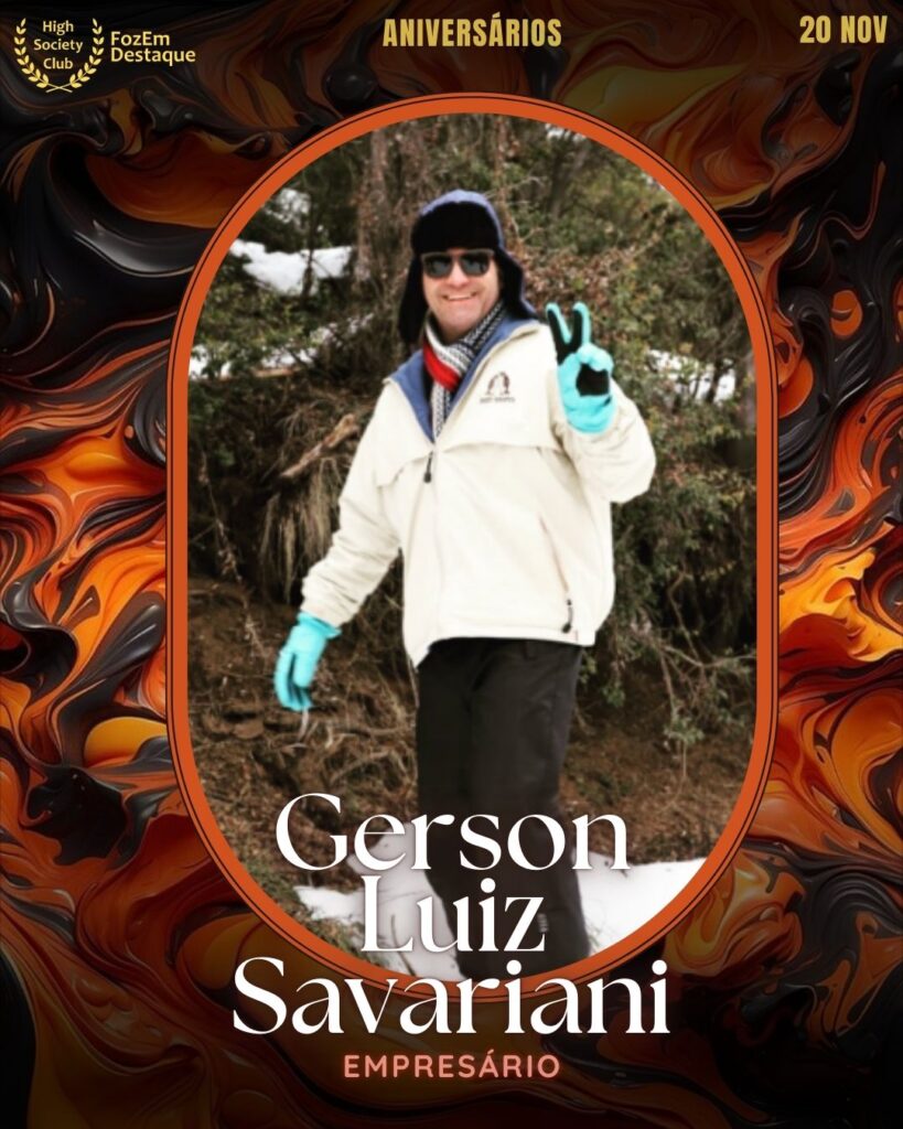 Gerson Luiz Savariani
Empresário
