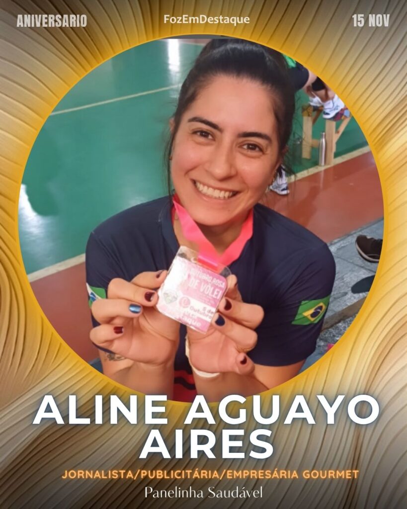 Aline Aguayo Aires
Jornalista/Publicitária/Empresária Gourmet
Panelinha Saudável
