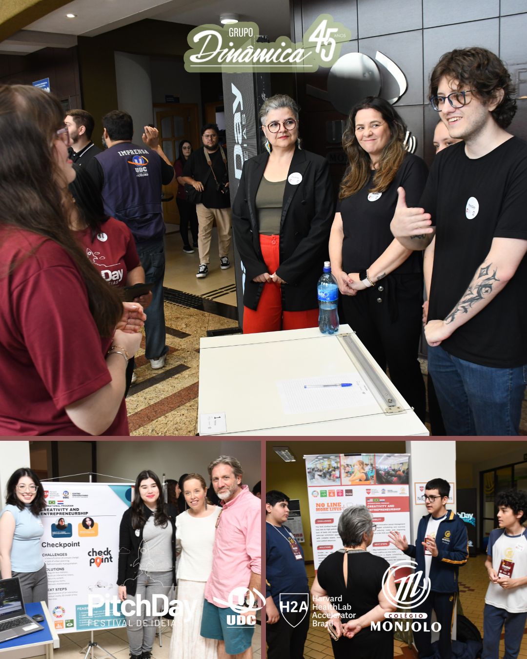 Colégio Monjolo
Faculdade UDC Monjolo
Ivo Costa
Fábio Hauagge do Prado
Rosicler Hauagge do Prado

Pitch Day Monjolo