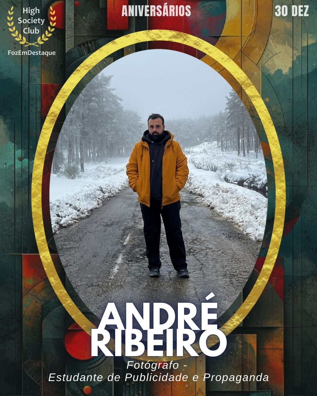 André Ribeiro
Fotógrafo - Estudante de Publicidade e Propaganda
