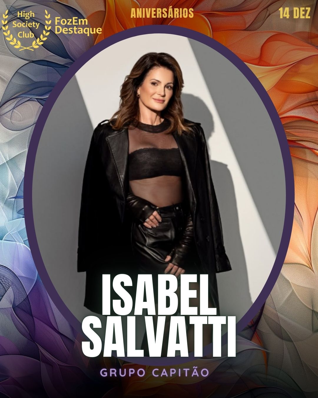 Isabel Salvatti
Grupo Capitão
https://www.instagram.com/isabelsalvatti/
https://www.instagram.com/grupo.capitao/
https://www.instagram.com/capitaobarfoz/
https://www.instagram.com/sushihokkaifoz/
https://www.instagram.com/casatropcalia/
https://www.facebook.com/isabelcristina.salvattirafagnin
