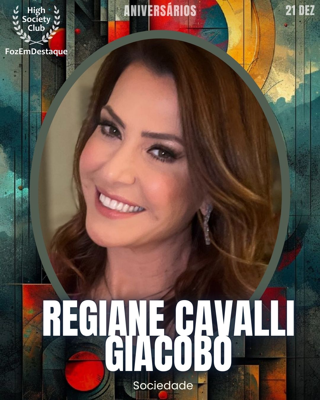 Regiane Cavalli Giacobo
Sociedade
