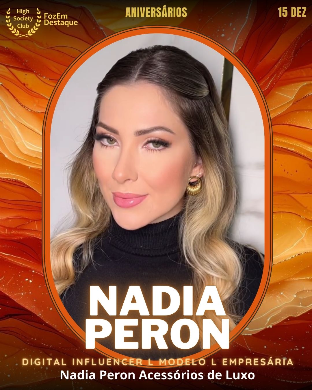 Nadia Peron
Digital Influencer l Modelo l Empresária - Nadia Peron Acessórios de Luxo
