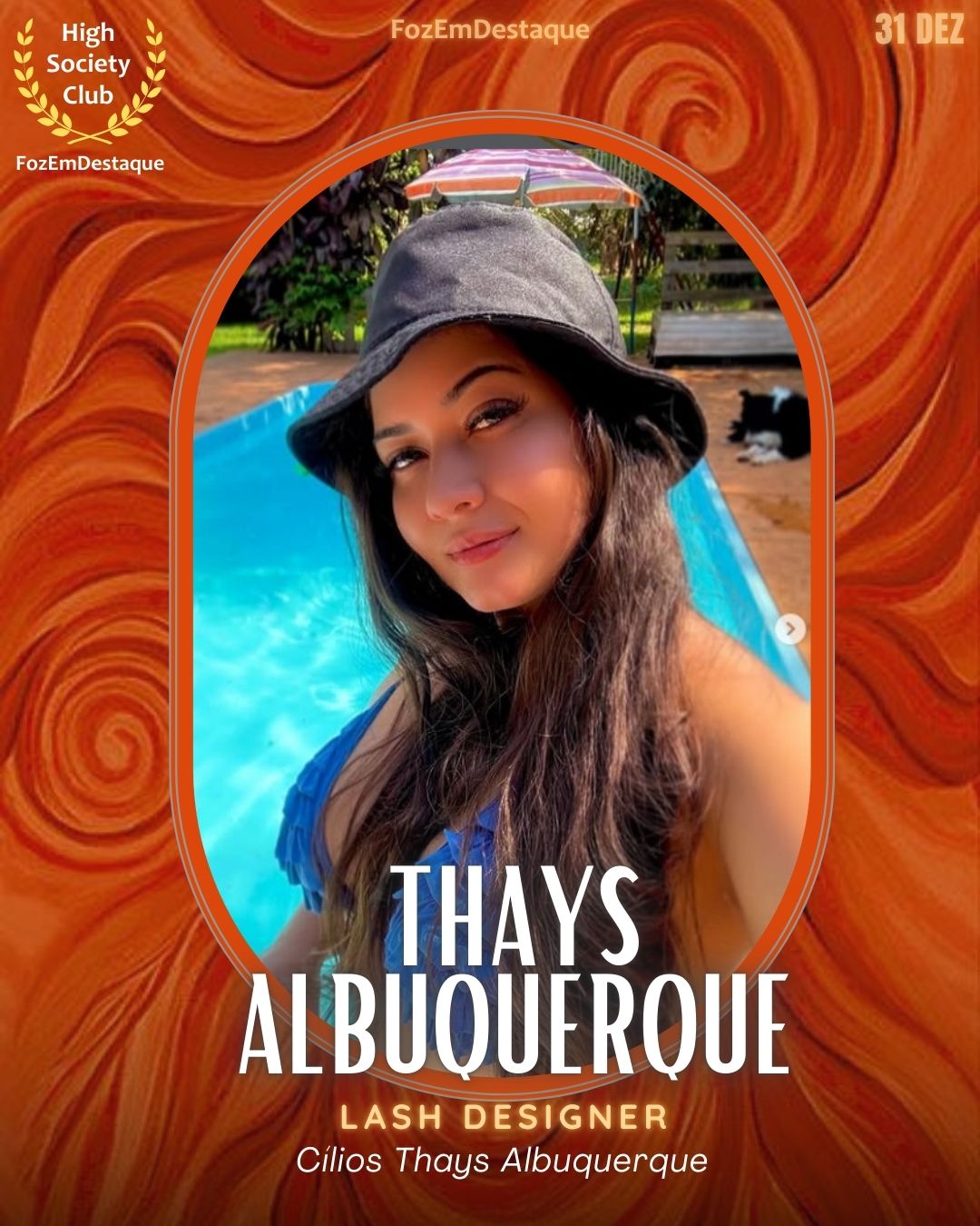 Thays Albuquerque
Lash Designer - Cílios Thays Albuquerque
Aniversários FozEmDestaque HighSocietyClub 31/12/2025