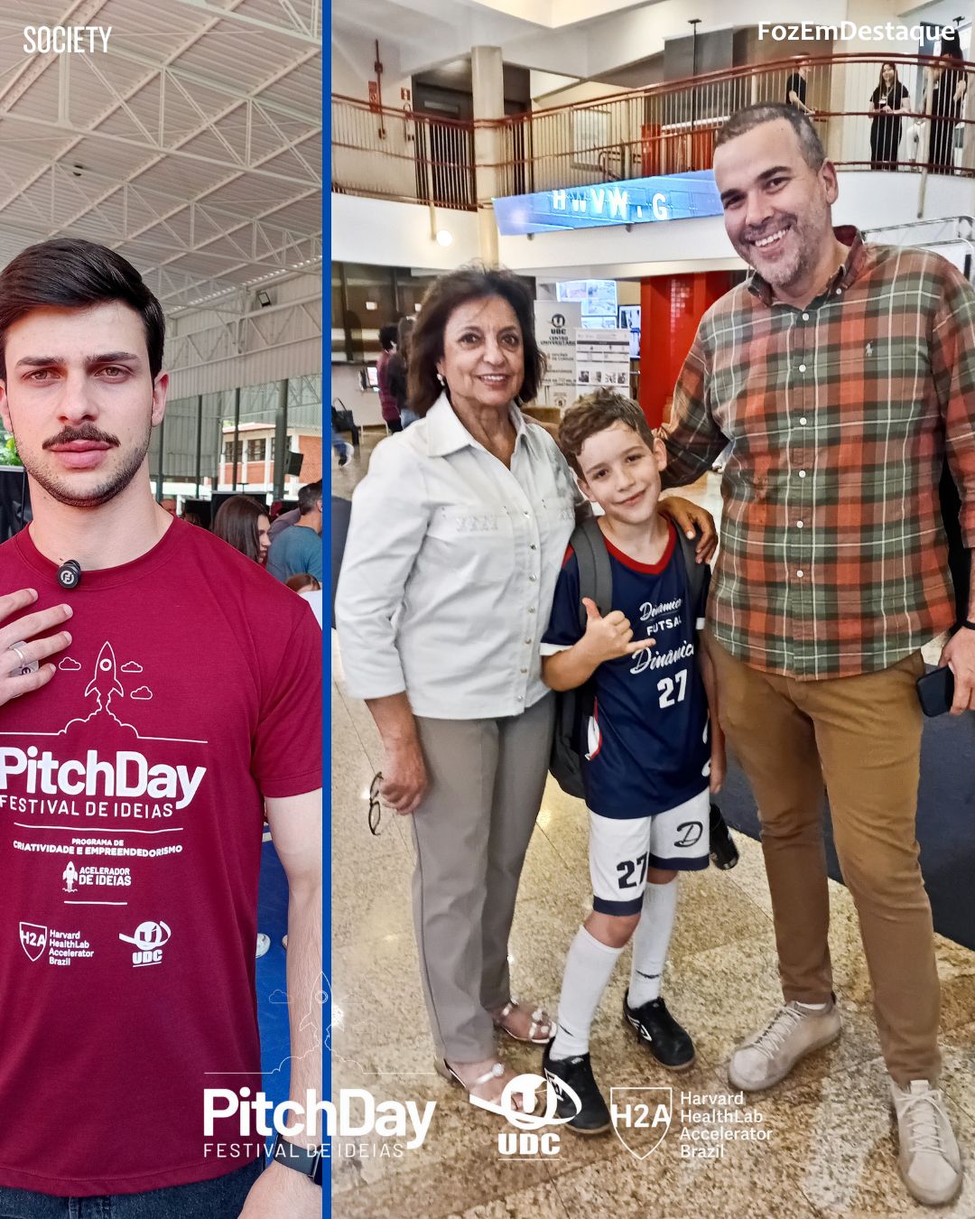 Pitch Day UDC Harvard
Rosicler Hauagge do Prado
Professor Fábio Hauagger do Prado
Grupo Dinâmica 45 anos
UDC Centro Universitário
Harvard Health Accelerator Brazil
FozEmDestaque