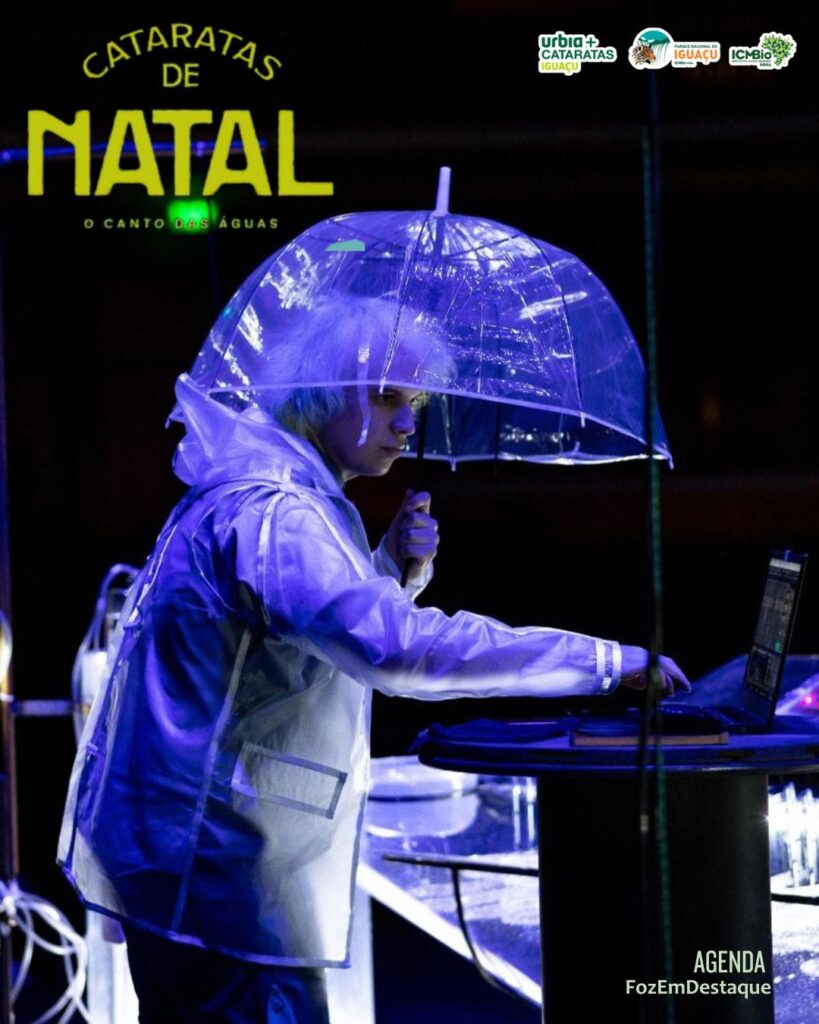 Natal Cataratas do Iguaçu: Assista ao espetáculo "O Canto das Águas" com orquestra que usa água como instrumento. Ingressos limitados!
Natal Cataratas do Iguaçu