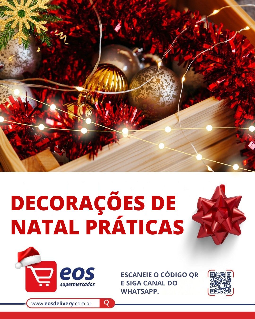 Supermercado EOS Puerto Iguazú: Bebidas e Natal com Ofertas
