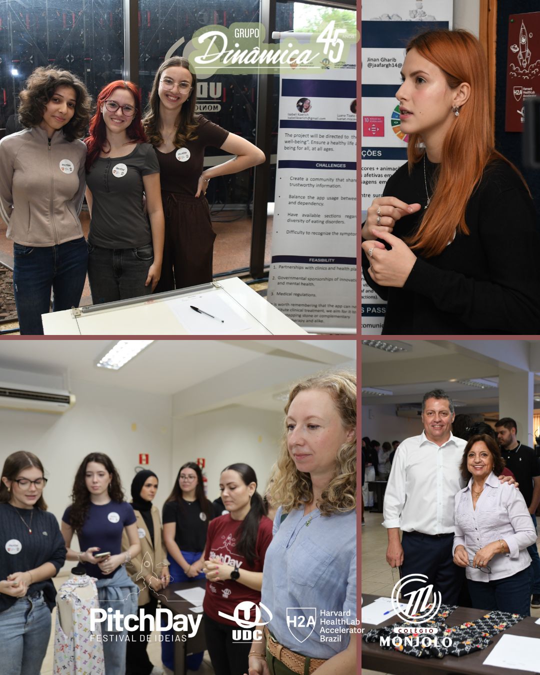 Colégio Monjolo
Faculdade UDC Monjolo
Ivo Costa
Fábio Hauagge do Prado
Rosicler Hauagge do Prado

Pitch Day Monjolo