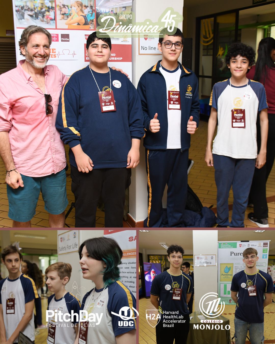 Colégio Monjolo
Faculdade UDC Monjolo
Ivo Costa
Fábio Hauagge do Prado
Rosicler Hauagge do Prado

Pitch Day Monjolo