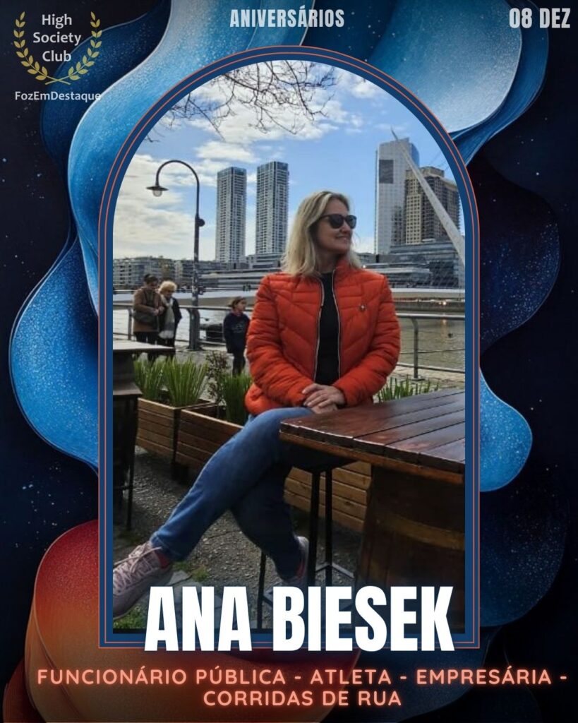 Ana Biesek
Funcionário Pública - Atleta - Empresária - Corridas de Rua
