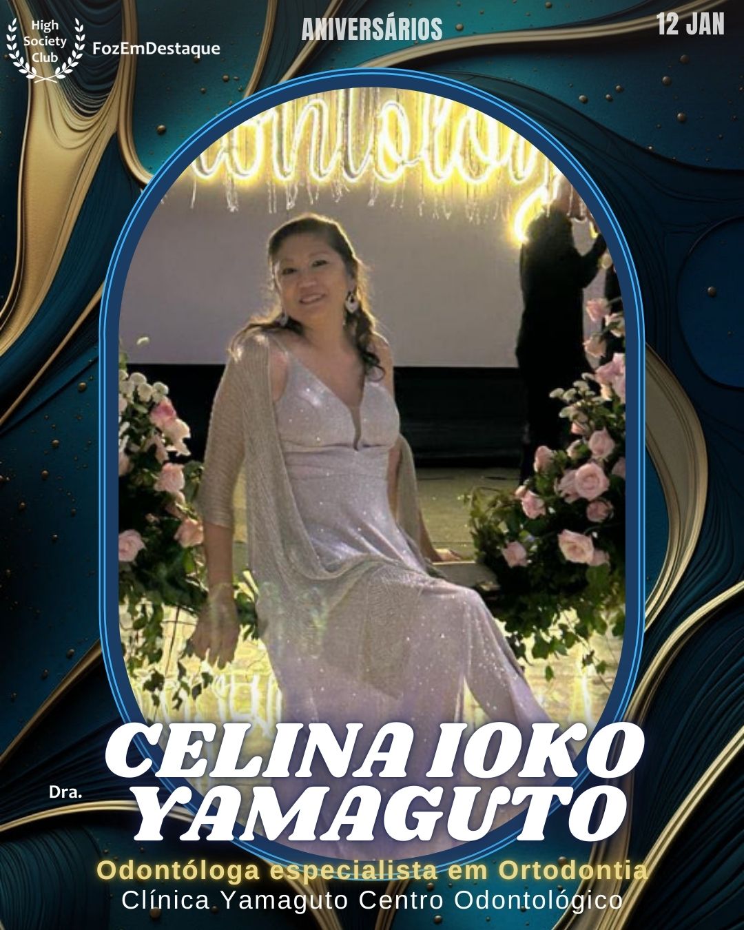 Dra. Celina Ioko Yamaguto
Odontóloga especialista em Ortodontia
Clínica Yamaguto Centro Odontológico
ABO - Foz
