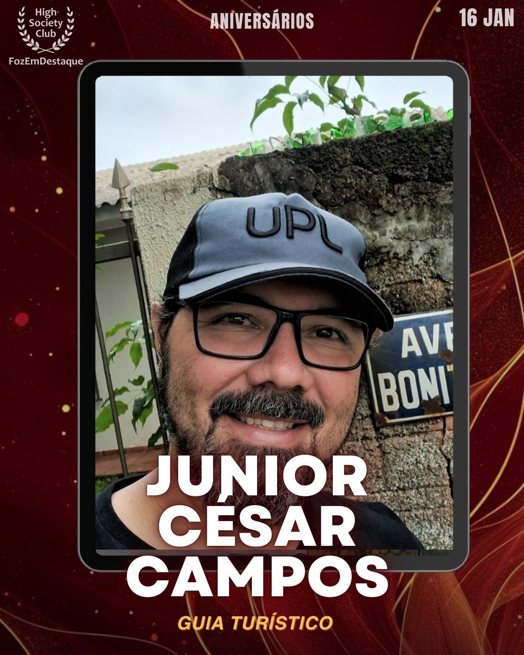 Junior César Campos
Guia Turístico	