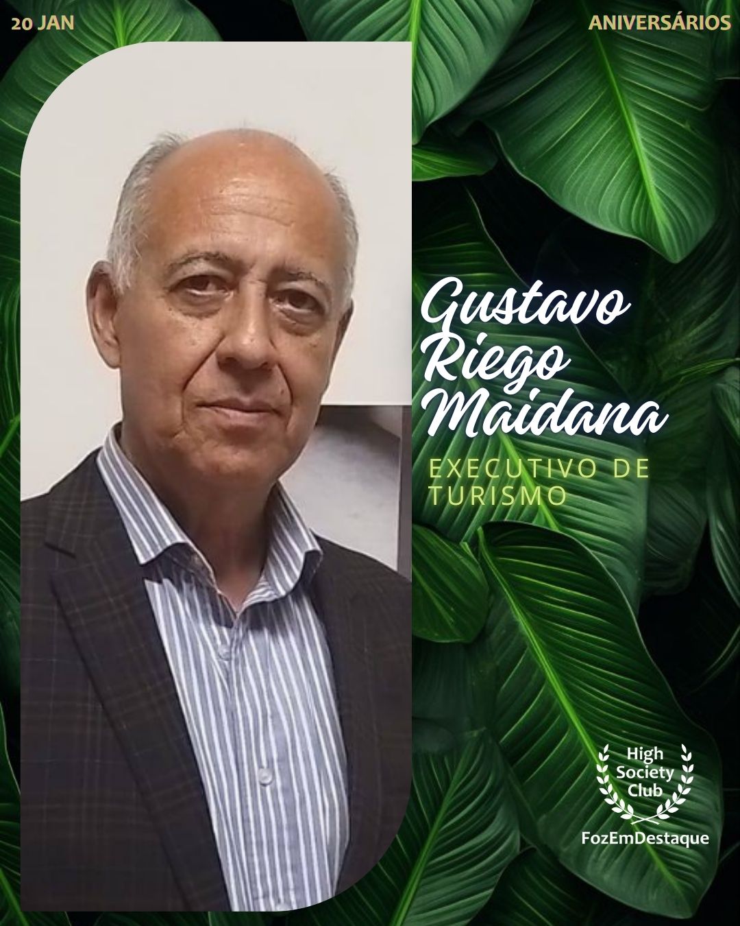 Gustavo Riego Maidana
Executivo de Turismo
