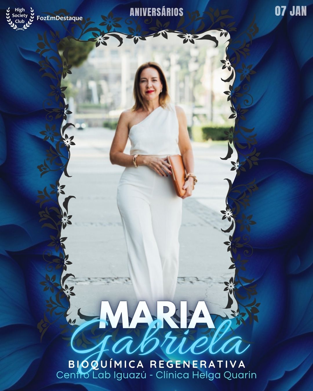 Aniversários HighSocietyClub FozEmDestaque 07/01/2026