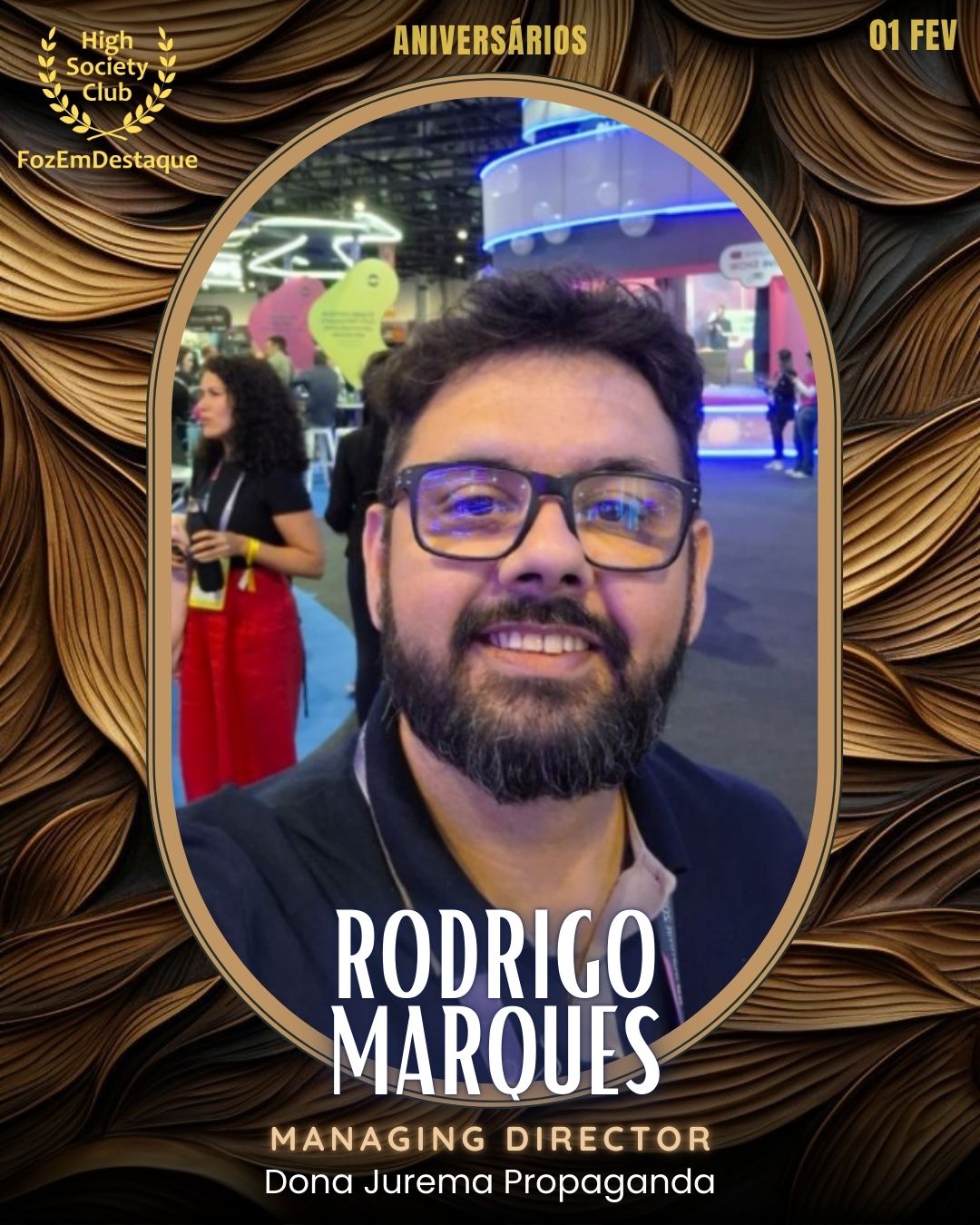 Aniversários HighSocietyClub FozEmDestaque 01/02/2026