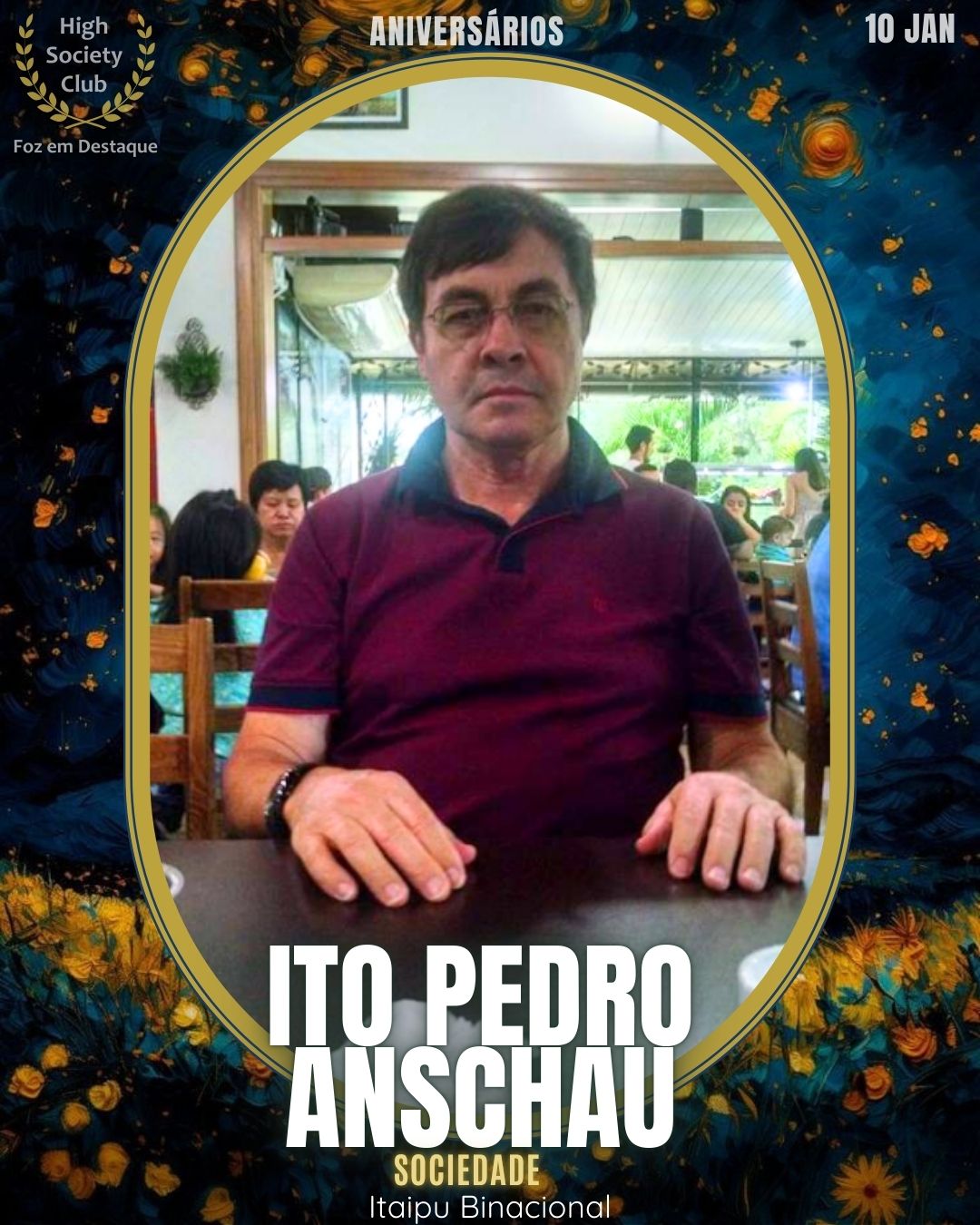 Ito Pedro Anschau
Sociedade
Itaipu Binacional
