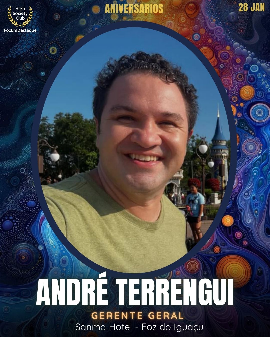 André Terrengui
Gerente Geral
Sanma Hotel - Foz do Iguaçu
