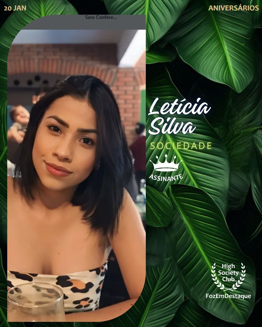 Letícia Silva
Sociedade
