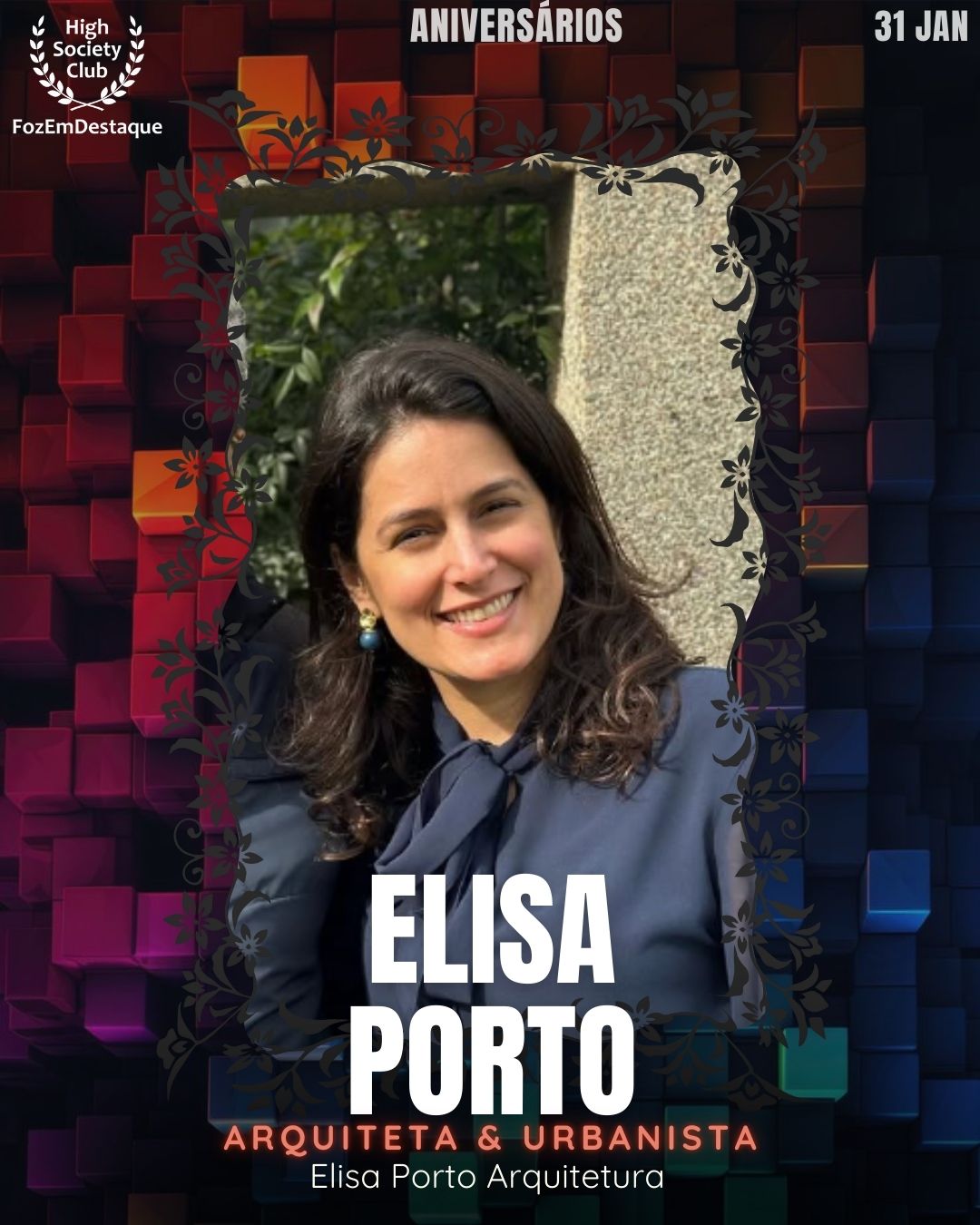 Aniversários HighSocietyClub FozEmDestaque 31/01/2026