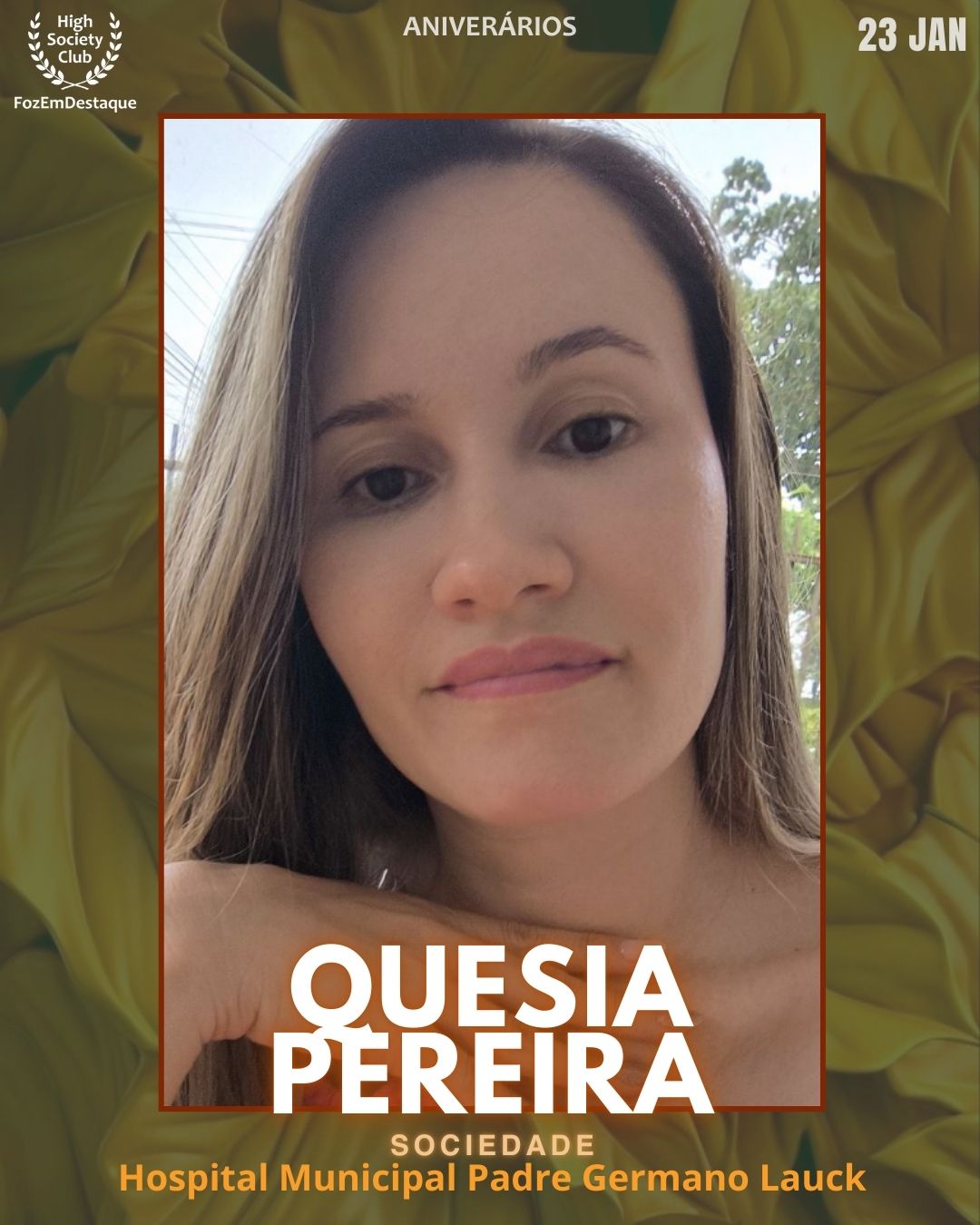 Aniversários HighSocietyClub FozEmDestaque 23/01/2026