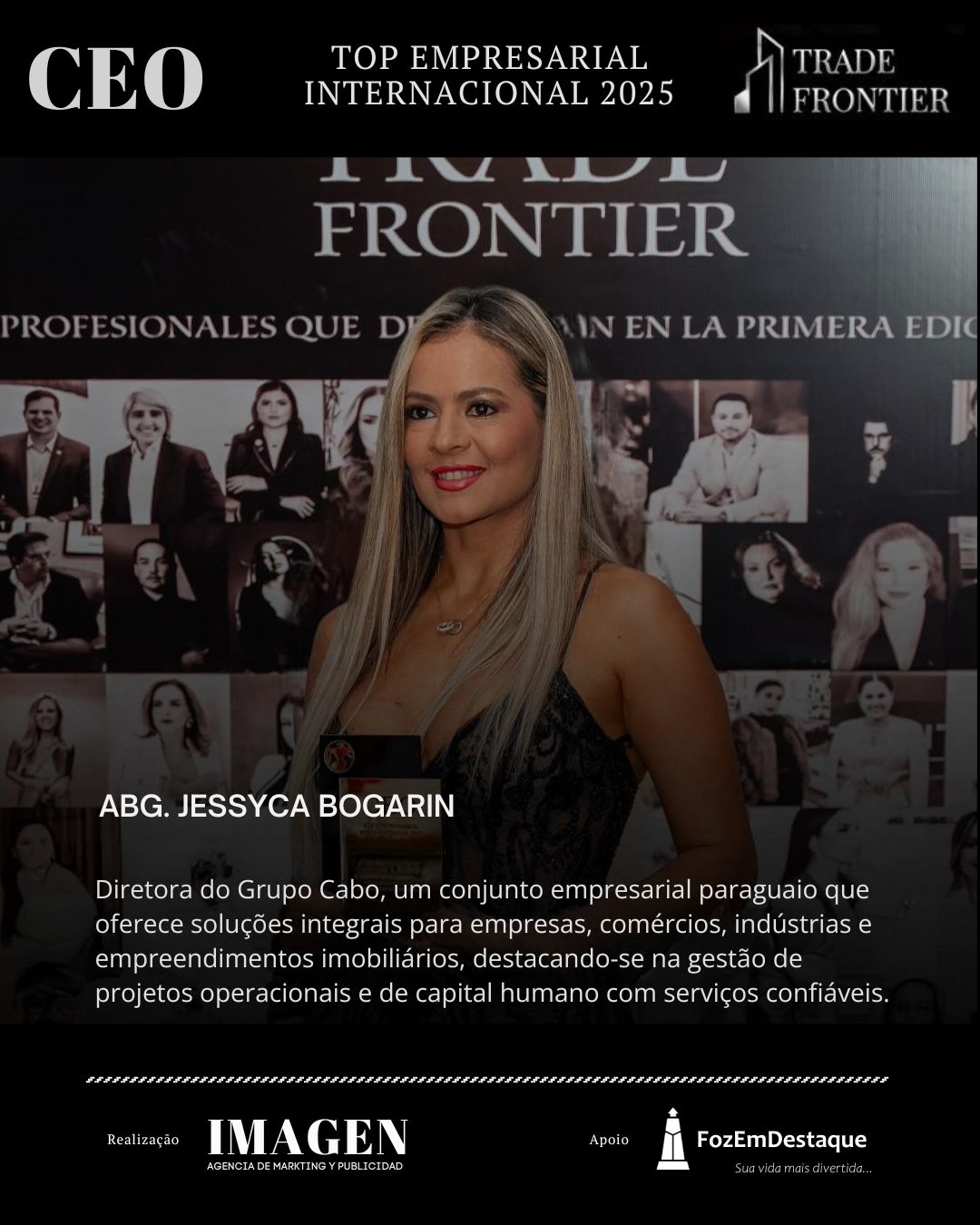 ADV. JESSYCA BOGARIN, Diretora do Grupo Cabo,