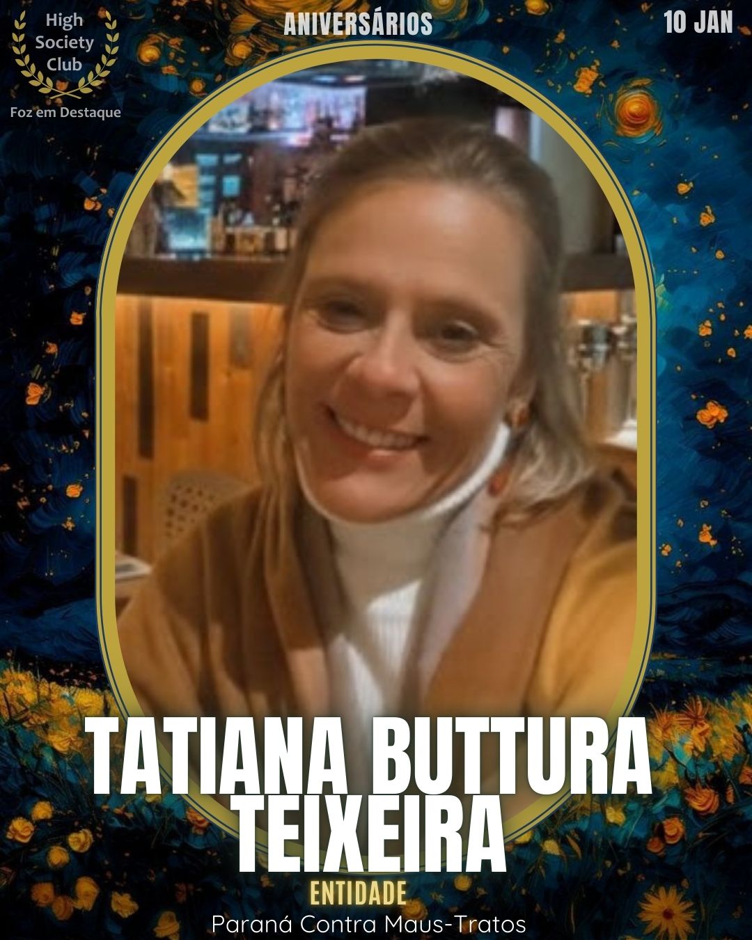 Aniversários HighSocietyClub FozEmDestaque 10/01/2026