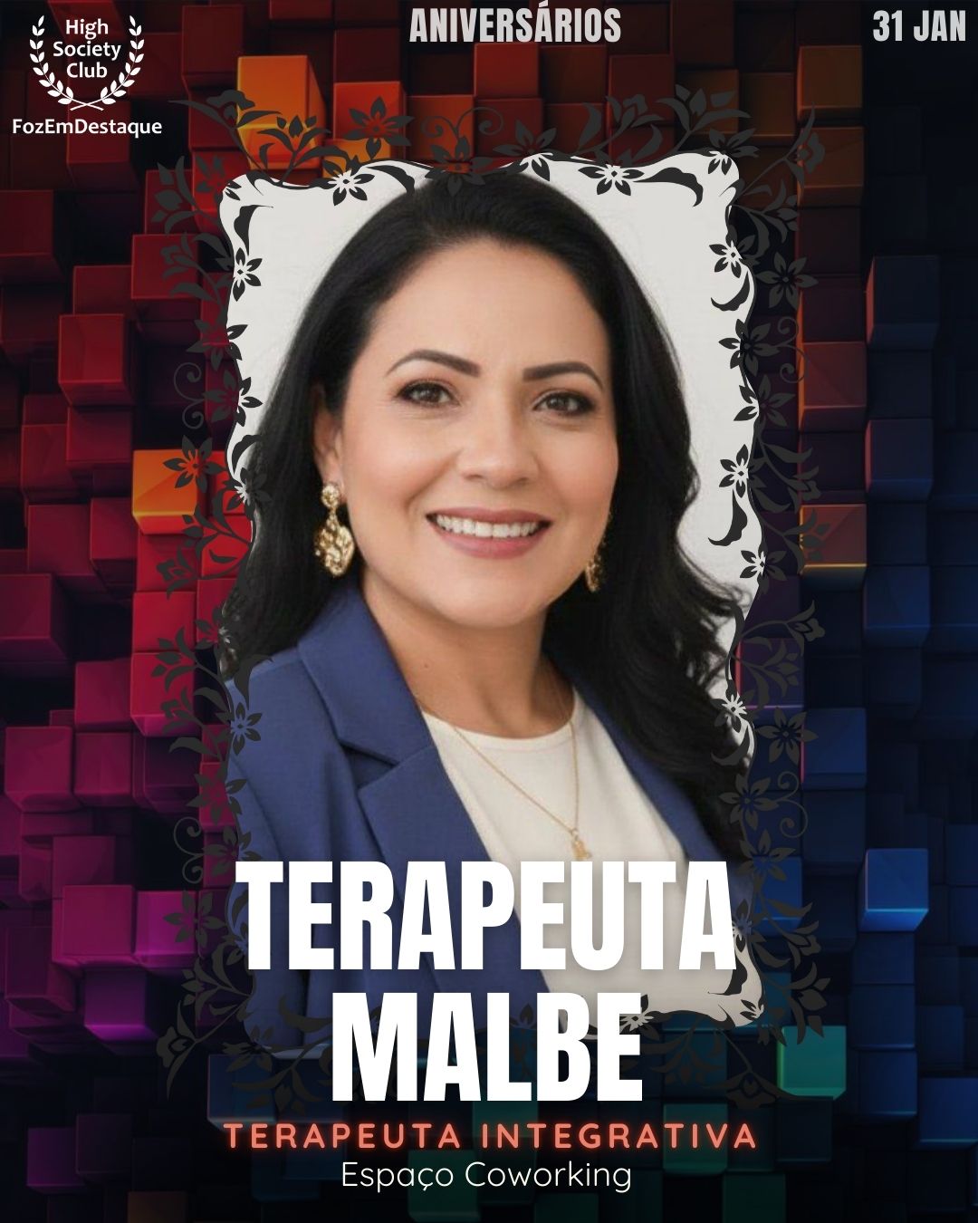 Aniversários HighSocietyClub FozEmDestaque 31/01/2026