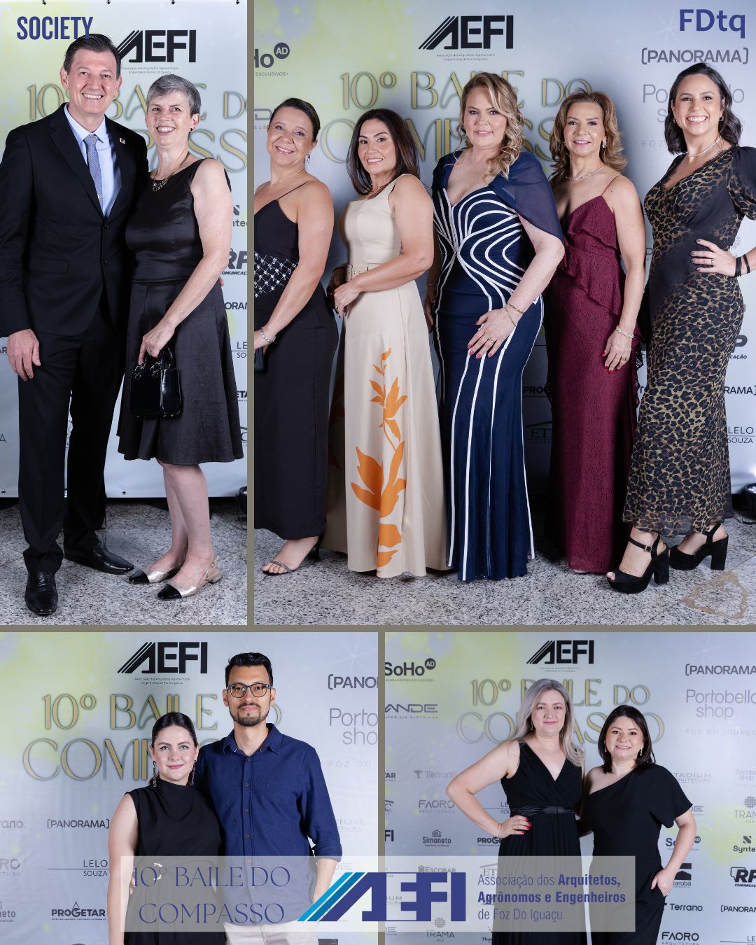 10º Baile do Compasso da AEFI
Eliane Savio 
Edineia Riquelme
Dulci Fritzen