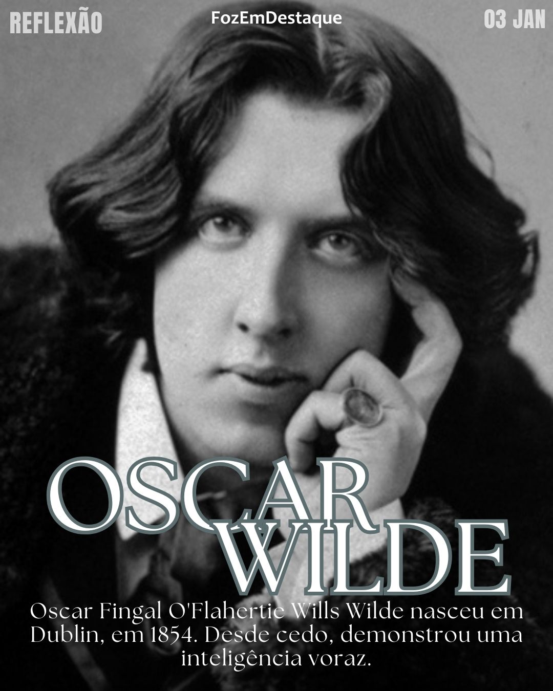 "A vida é muito importante para ser levada a sério." — Oscar Wilde
Leveza na Vida 2026 - Reflexão Diária FozEmDestaque