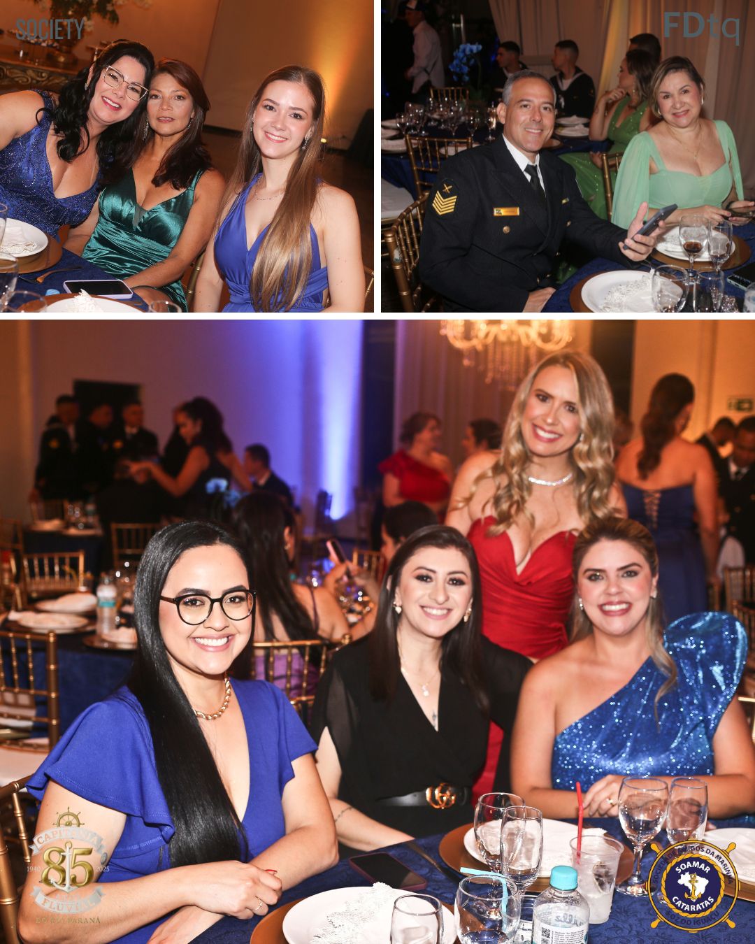 Comandante Uanderson Simonin e convidados no Jantar de 85 anos da Capitania em Foz do Iguaçu
SOAMAR CATARATAS 
VERALDO BARBIERO
CAPITÃO COTTA
TALITA COTTA
VOLUNTÁRIAS CISNE BRANCO
ALMIRANTE TROVÁO
CAPITANIA DOS PORTOS DO RIO PARANÁ
LICÉRIO SANTOS