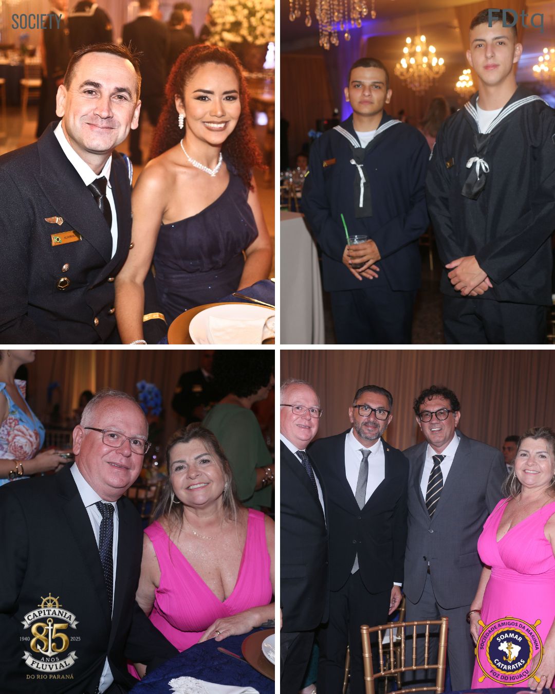Comandante Uanderson Simonin e convidados no Jantar de 85 anos da Capitania em Foz do Iguaçu
SOAMAR CATARATAS 
VERALDO BARBIERO
CAPITÃO COTTA
TALITA COTTA
VOLUNTÁRIAS CISNE BRANCO