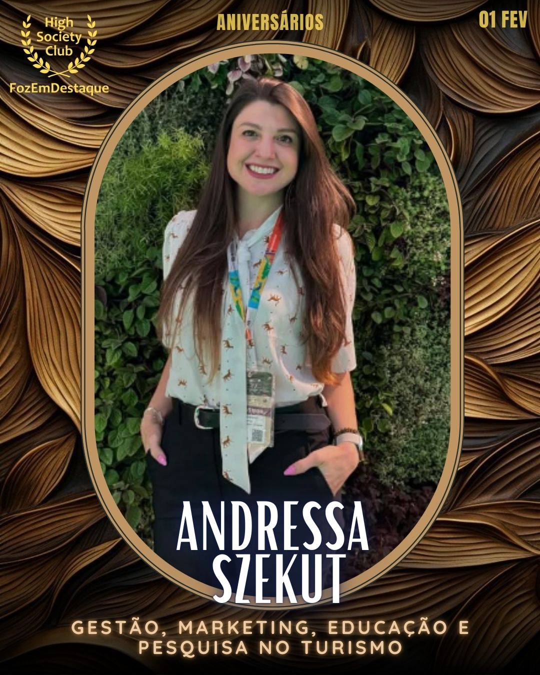 Aniversários HighSocietyClub FozEmDestaque 01/02/2026