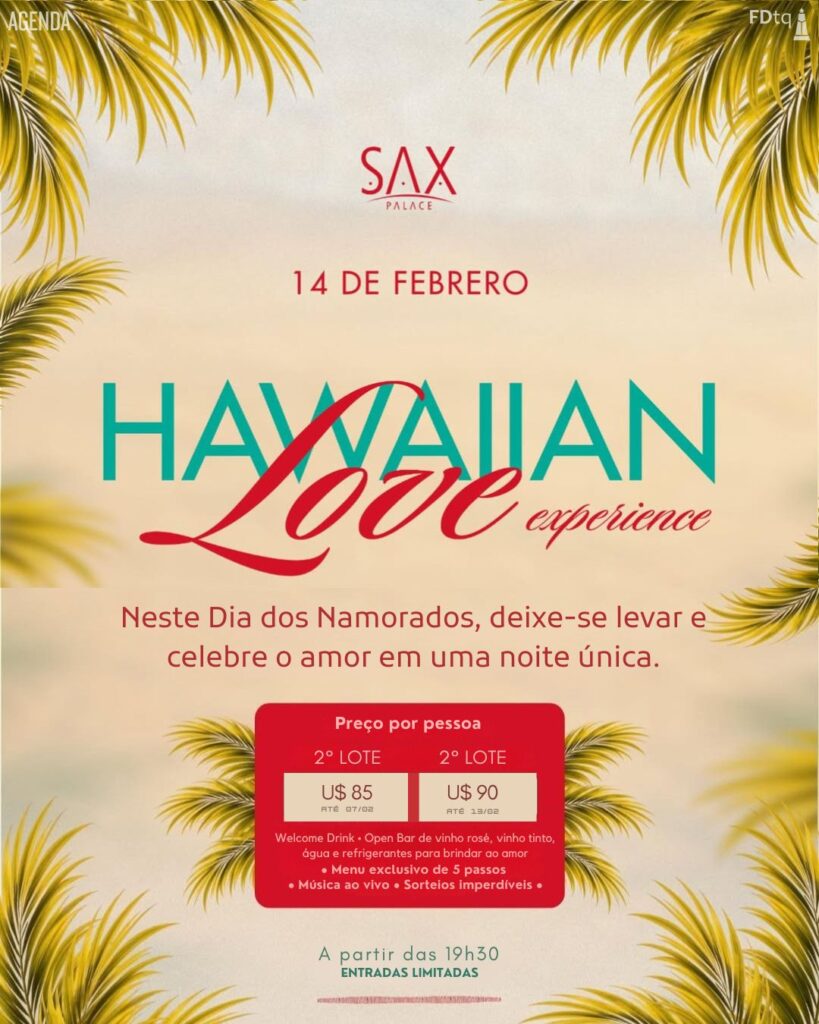 Valentine's Day no Sax Palace