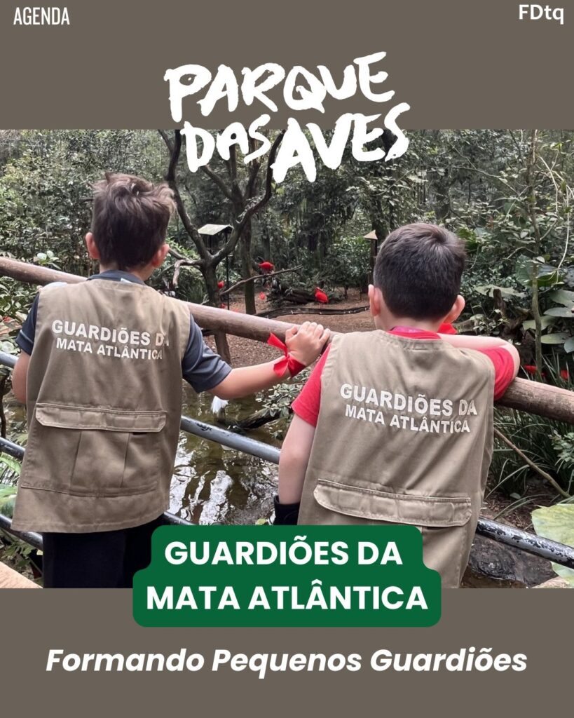 Clubinho Parque das Aves 2026: Inscrições abertas para crianças de 6 a 10 anos. Conecte seu filho à Mata Atlântica com atividades educativas.
Foz em Destaque
FozEmDestaque