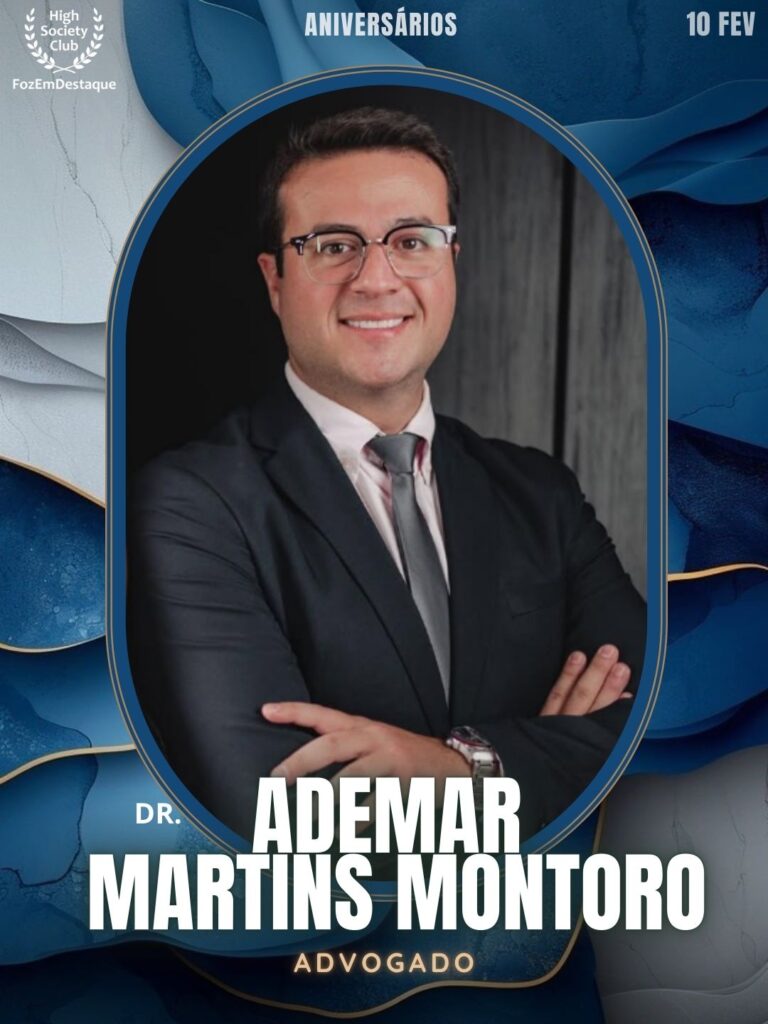 Dr. Ademar Martins Montoro
Advogado
OAB - Subseção de Foz do Iguaçu
