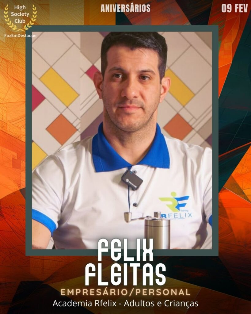 Felix Fleitas
Empresário/Personal
Academia Rfelix - Adultos e Crianças
