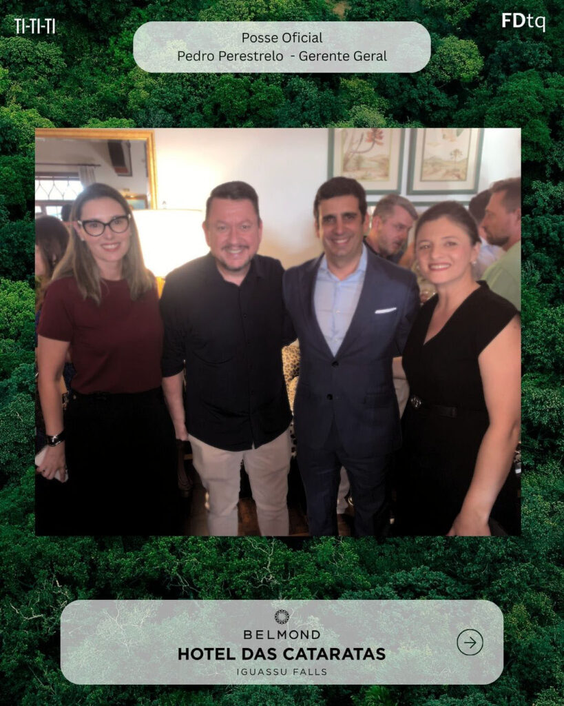 Pedro Perestrelo assume o Belmond Hotel das Cataratas.
Wolney Biesdor
