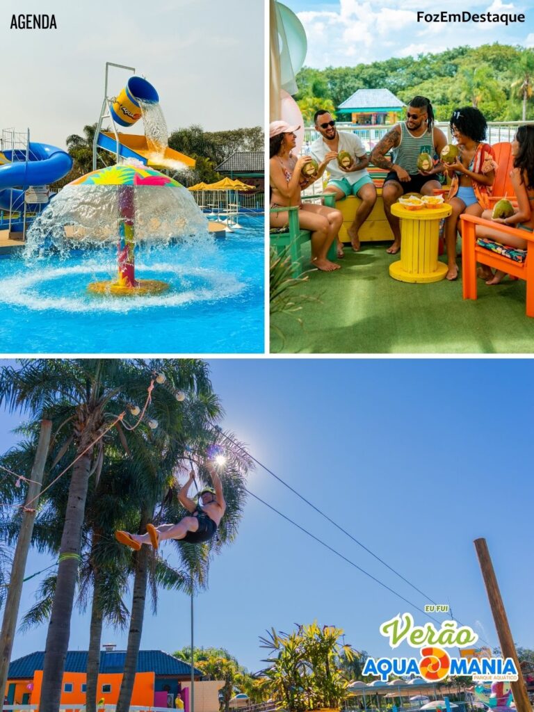 Aquamania Foz do Iguaçu é o destino certo deste verão! Equipe FozEmDestaque aprova atrações para toda a família. Confira ingressos e horários.