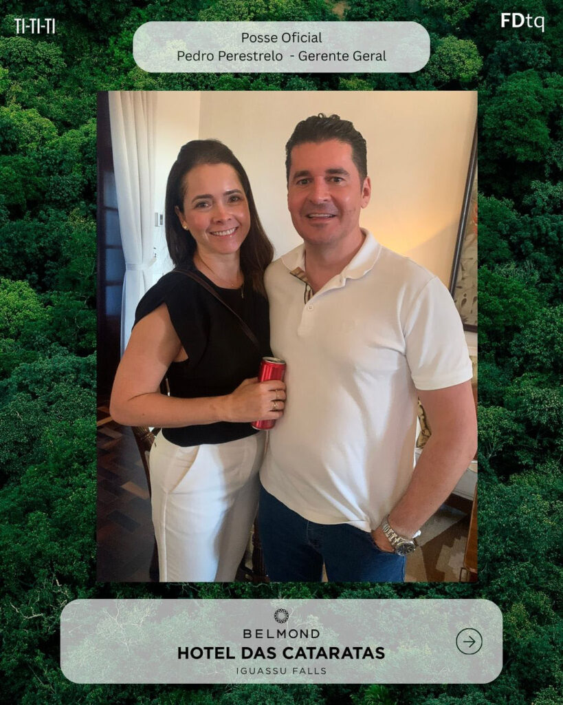 Pedro Perestrelo assume o Belmond Hotel das Cataratas. 
Jaime Mendes e Lelia