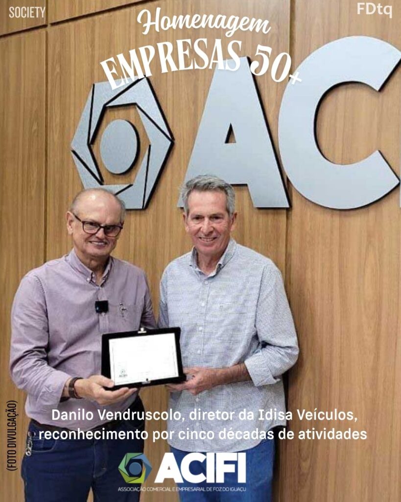 Luiz Cláudio recebe a honraria destinada à Lobato Machado Imobiliária  
ACIFI 50 anos Foz
Foz Em Destaque
FozEmDestaque